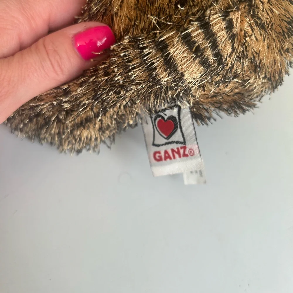 Webkinz GANZ Striped Tiger Soft‎ Plush Brown Black